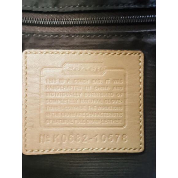 Coach SOHO Signature C Canvas Leather black Shoulder bag HandBag 10578 - Picture 10 of 10